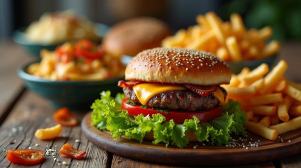 Burgers, poutines et frites maison : la carte - Côté Burger Annecy